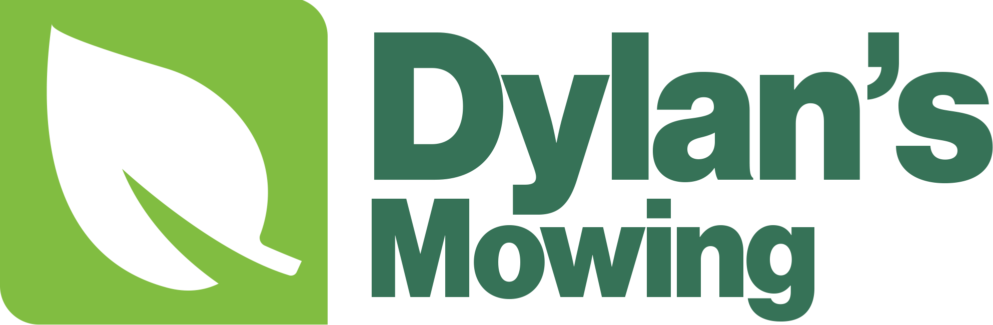 Dylan's Mowing logo